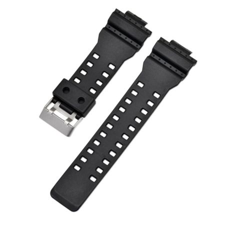 CASO1 for Casio Men’s G-Shock GD-120,GA-100,GA-110, GA-100C, & ETC 16 mm Resin Watch Strap (Matte Black)
