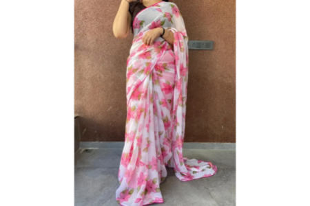 FLOWER DESIGNER SAREE
