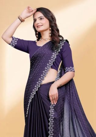 TRANDING RANGOLI SAREE WITH CUT WORK BORDER AND BLOUSE