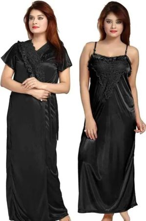 Ovida Women Nighty Pack Of 2 Set